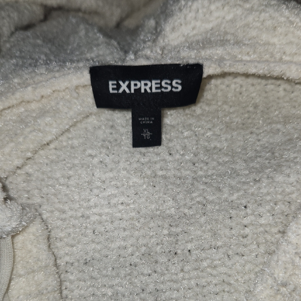 Express Off-White Knit Pullover - image 2
